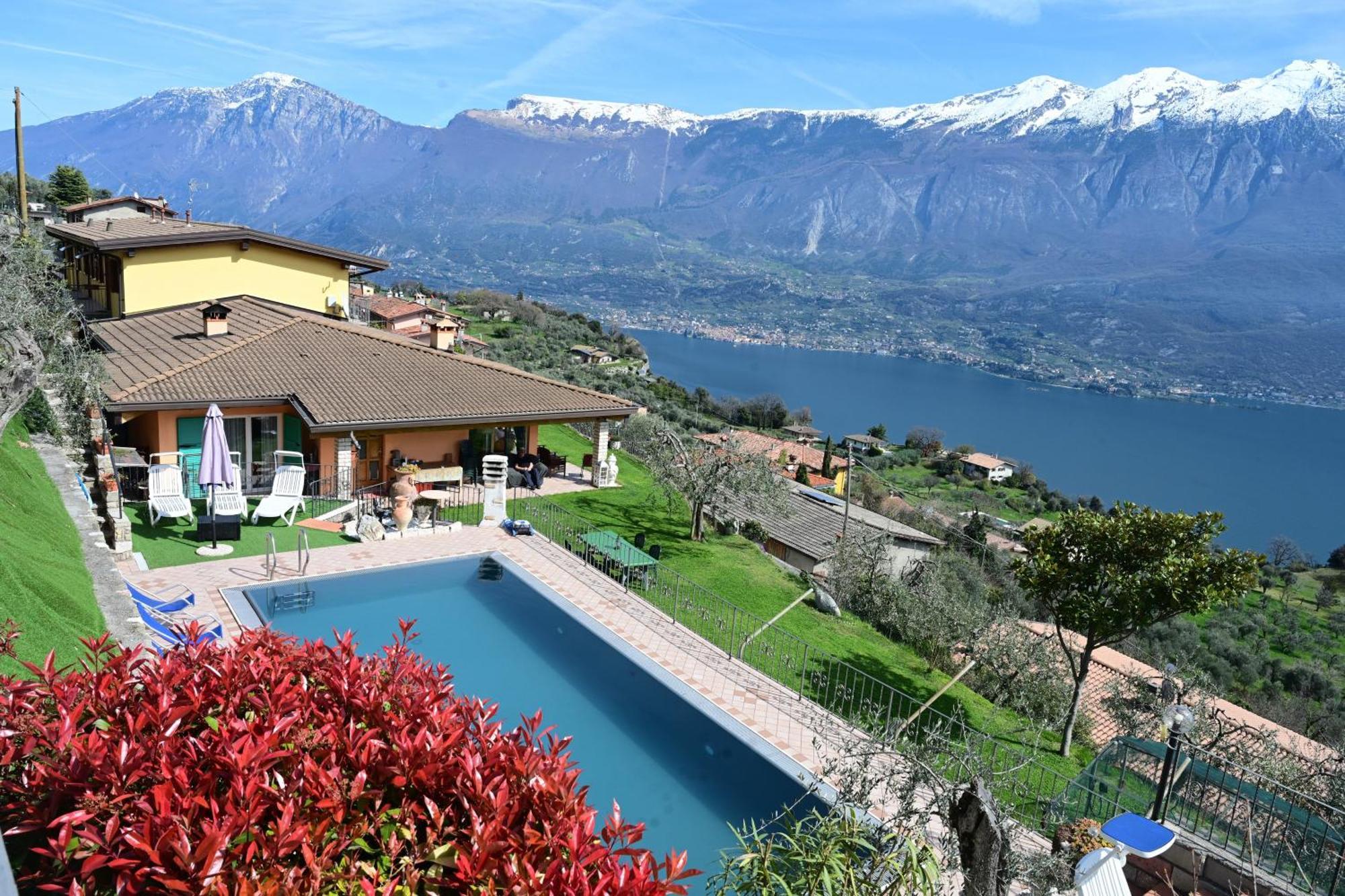 Casa Elka Residence Lake View And Pool By Garda Domus Mea Pieve  Exterior foto